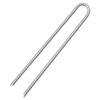 VidaXL Piquets de tente 6 pcs forme de U 41,5 cm Ø12mm acier galvanisé, piquet de sol, ancrage au sol, piquet de camping 4009349