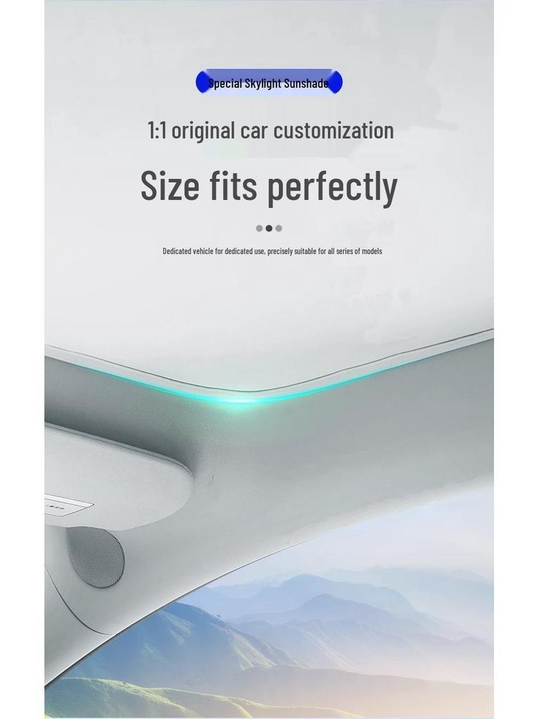 2024 Chery Xingji Era ET Sunroof Sunshade: Heat Insulation & Sun Protection Car Roof Canopy Accessories