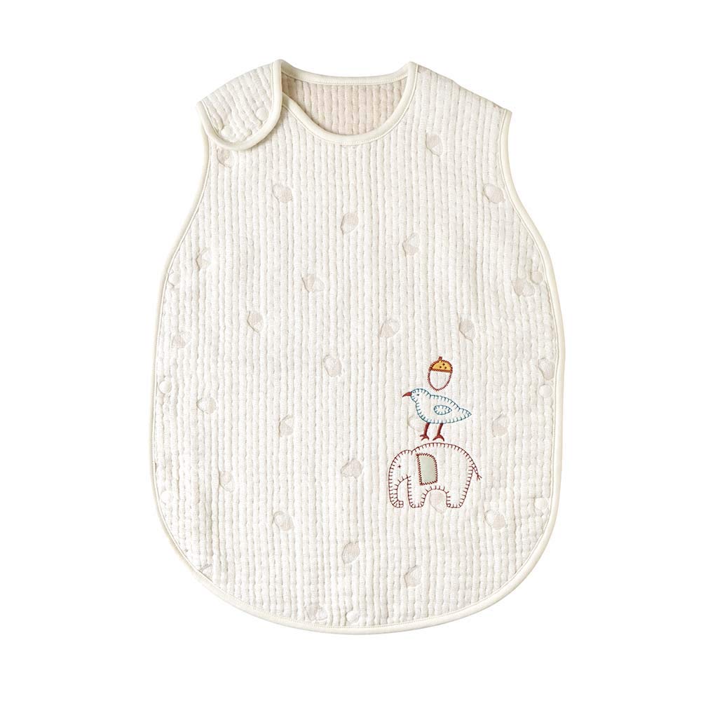 10mois Hoppetta Baby Gift Fluffy Gauze Baby for Newborns To 3 Years 58cm Length Bib Product 20271111 - Set (6-Layer Gauze) Sleeper, 100% Cotton, Old,