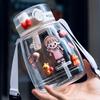 1.3L Pot Pot Cup Children's Straw Cup Adult Universal Plastic Water Bottle Portable Travel Bottle Large Capacity Lovely