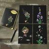 Colorful Scratch Art Paper Magic Painting Paper With Drawing Stick Decorate