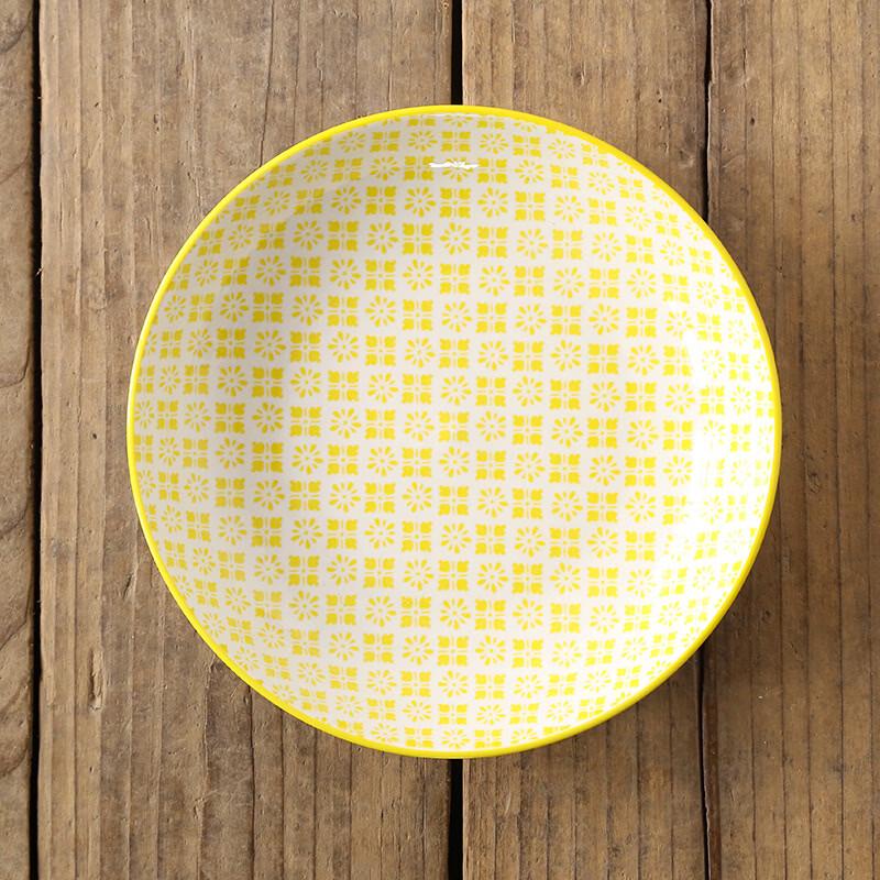 Drienne Nordic Underglaze Ceramic Deep Dinner Plates 8-inch, 2-pack
