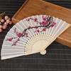 1pc/3pcs/5pcs-Vintage Folding  Fan Decorative Fan Floral Pattern Folding Fan For Home Decor Art Supplies