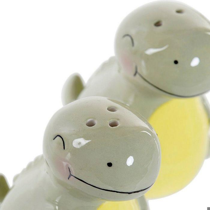 Salière - DKD HOME DECOR - LC-173478 - Dinosaure - 6,6x7x7,7 cm - Multicolore (x2)