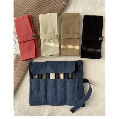 Organisateur de Rouleau de Bracelet de Montre avec 5 Fentes Boîte de Rangement Bracelet de Montre Intelligente Sac de Rangement Étui de Voyage Fait Main en Cuir sac de rangement