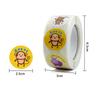 Round Reward Stickers 2/4/6/8 Rolls Self Adhesive Mixed 500Pcs/Roll Cartoon Animal Letter Stickers Gift Kids Student Teacher ZYF