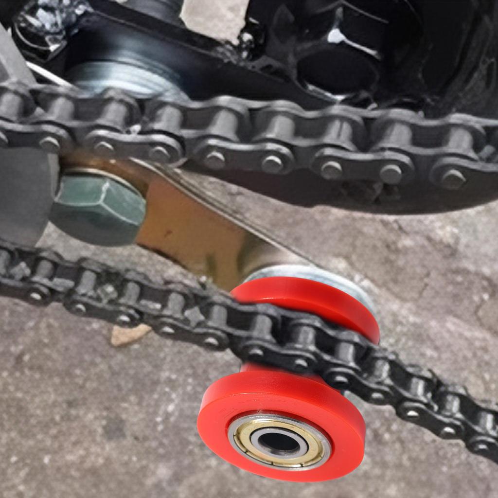 For Enduro Motorcycle Pit Dirt Bike Motocross Accessories 8/10mm Drive Chain Roller Pulley Wheel Slider Tensioner Wheel Guide