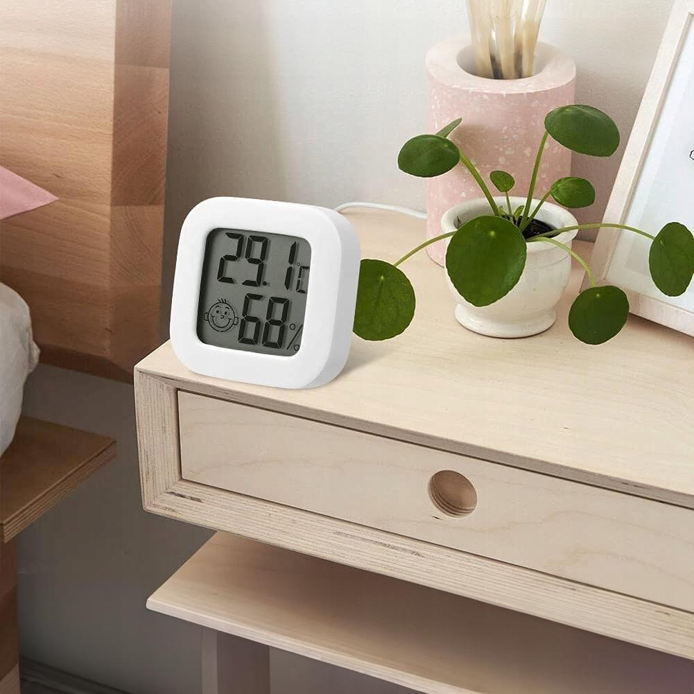Mini Weather Station Thermometer Hygrometer Room Weather Sensor Battery