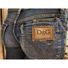 Used USED D&G Low Rise Blue Jeans 29 D & G D