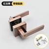 Indoor Bedroom Three Bar Handle Lock, Room Door Lock Handle, Household Universal Lock