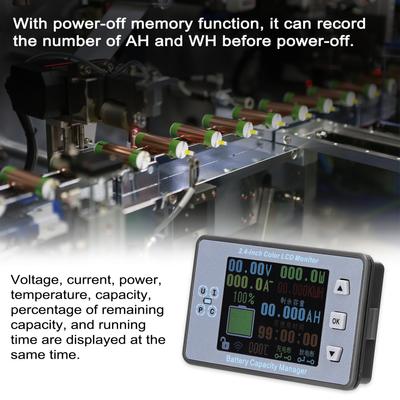 2,4-palcový bezdrôtový merač napätia Ampérmeter Voltmeter Coulometer Batéria Detektor napájania Batéria