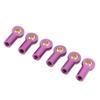 6Pcs Aluminum Alloy M3 Link Rod Tie Rod End   Head Joint Holder for 1Celsius10 RC Car
