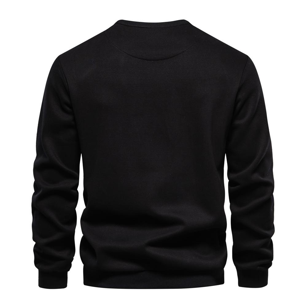 New Long Sleeved Solid Color Pullover for Fall