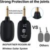 A8 Wireless Guitar System Built In 4 Channels Wireless Guitar Transmitter Receiver For Electric Guitar Bass Violin