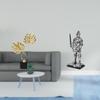 Iron Knight Figurine Statue Creative Collectible Sculpture Tabletop Ornament for Desk Cabinet