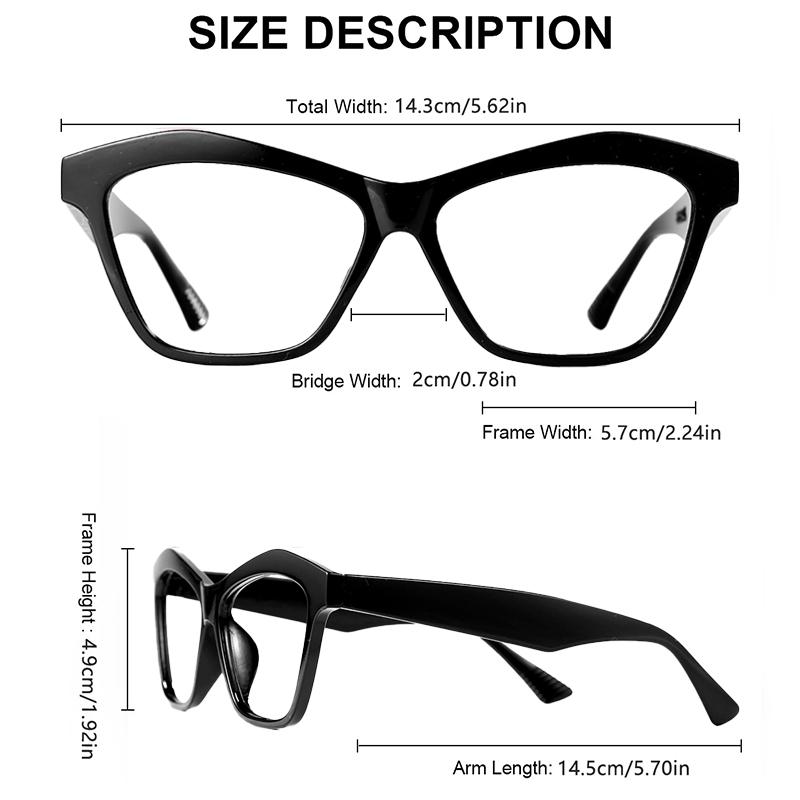 4pcs Anti-blue Light Reading Glasses with Metal Hinges (prescription +1.0 To +3.0 for Men/women Presbyopia/farsightedness)