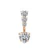 Stainless Steel Belly Button Ring With Zircon Belly Button Studs
