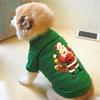 Christmas Model, Green Santa Model, Pet Clothing, Dog Clothes, Sweatshirt T-shirt.