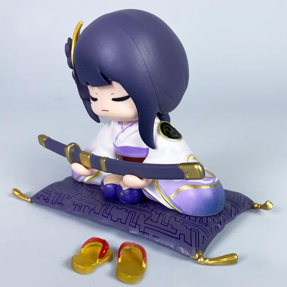Impact Genshin Raiden Ei Sitting Posture Model Ornament For Teens Gift And Decor