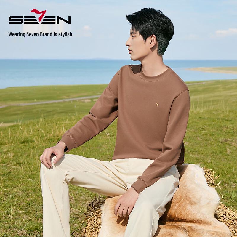 Seven Cloud-Soft Cotton Crewneck Sweatshirt