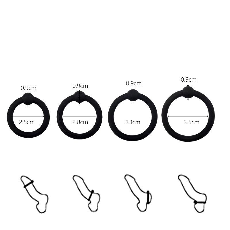 Reusable Cock Rings Delay Ejaculation Penis Rings Time Lasting Penis Erection Penis Sleeve Adult Erotic Sex Toys for
