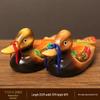 Nordic Painted Rosewood Dala Horse Ornament for Home Decor
