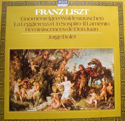 LP Schallplatte FRANZ LISZT, JORGE BOLET - Zwei Konzertetüden, 3 Études de Con 642546 Decca 1979 Deutschland Klassik Gebraucht
