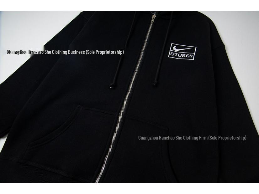 Unisex Trendy Loose Autumn/Winter Fleece Hoodie and Pants Set