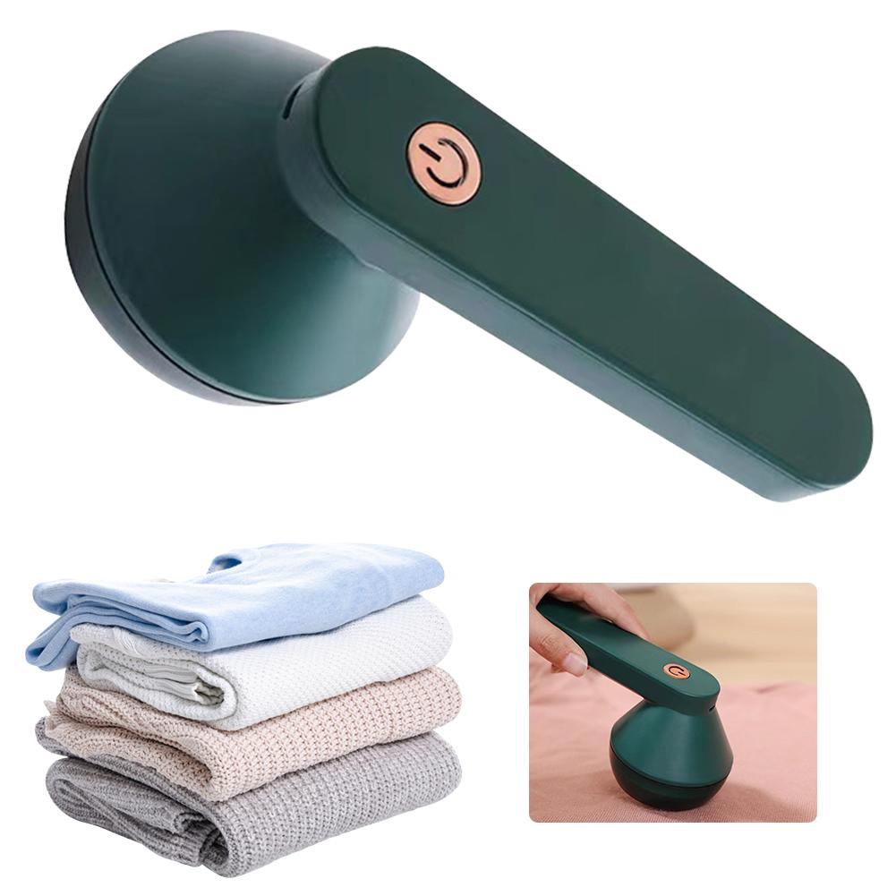 

Portable Sweater Coat Pellet Remover Rechargeable Lint Remover Upgraded Six Blade Design Fabric Shaver Lint Remover for Clothing зелёный