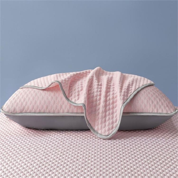 2 Pack Cooling Pillow Covers Ice Silk Fabric Washable Pillowcase 48x74cm Soft Breathable Design with Envelope Closure