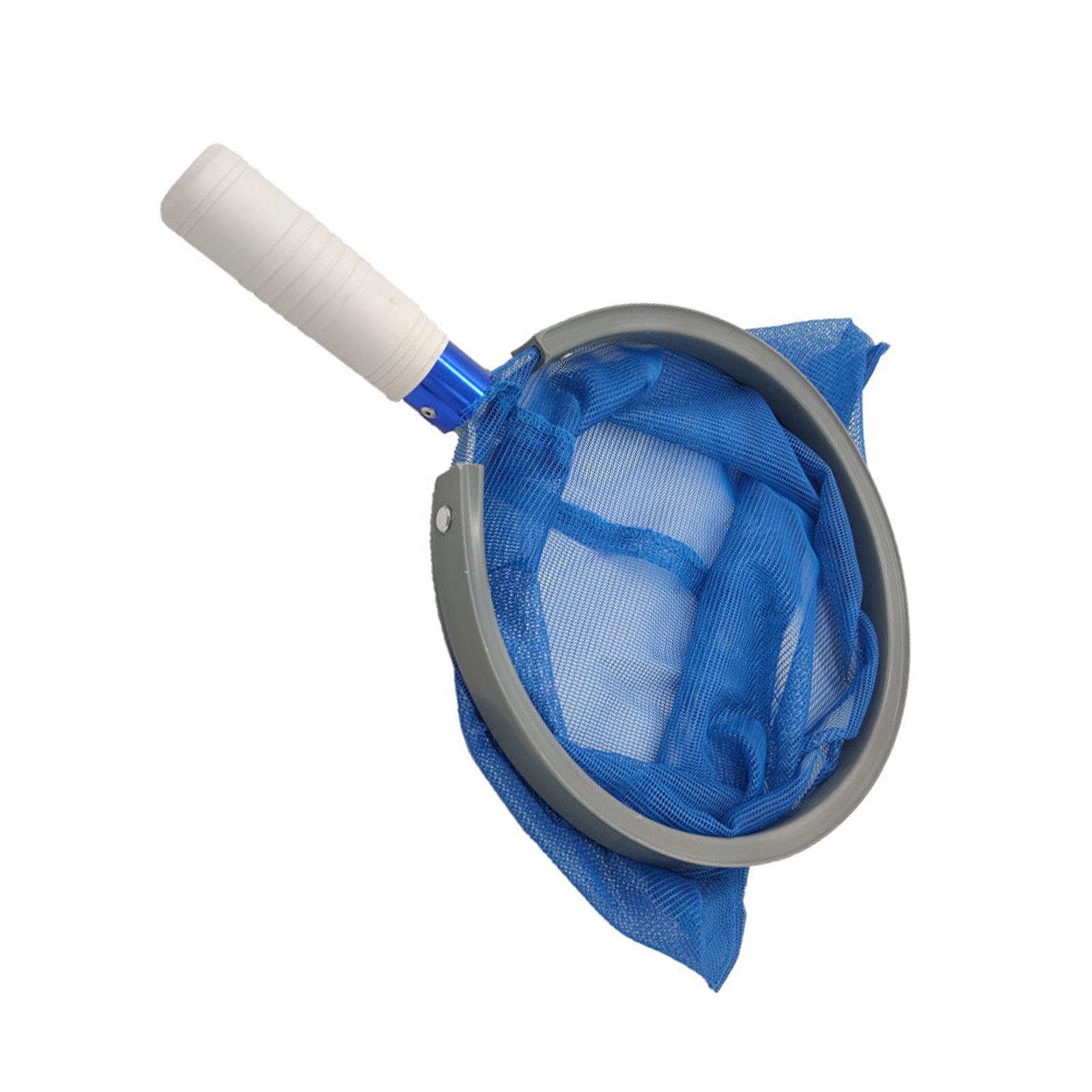 

Durable Pool Skimmer with Aluminum Handle Blue Mesh Net for Efficient Debris Removal Swimming Pools Cleaning Tool