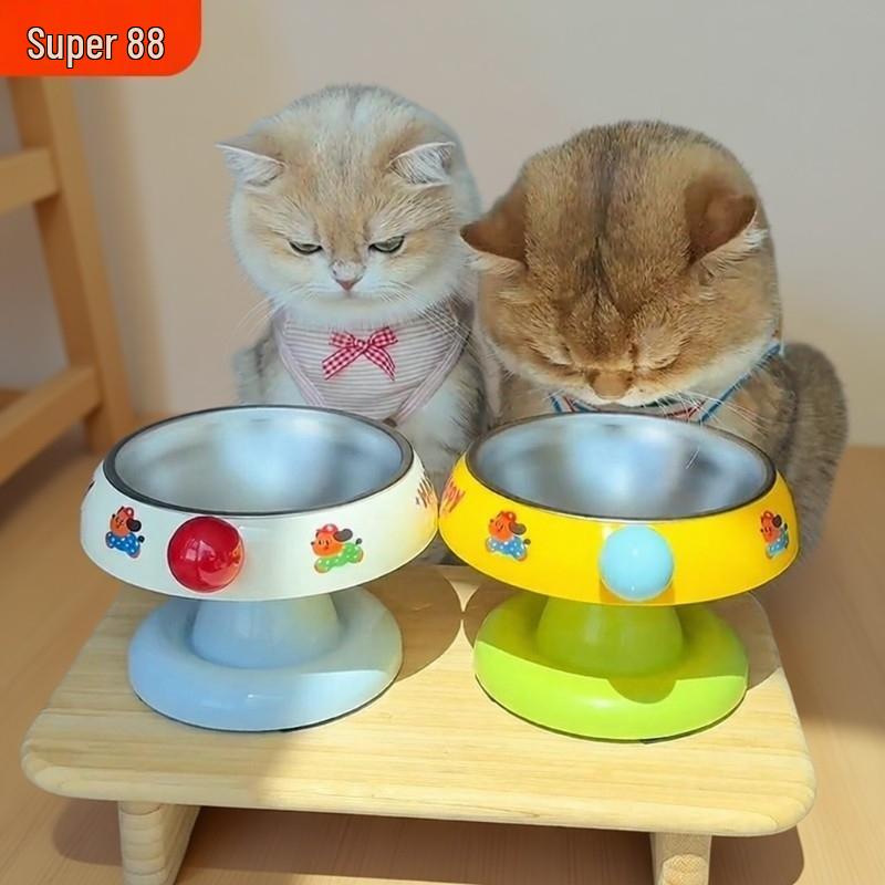 Anti-Tip Ceramic Pet Food Bowl