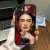 -Fashion F-Frida K-KahlosS Phone Case for iPhone 16 15 14 11 12 13 Pro Max X XS Translucent Matte Cover