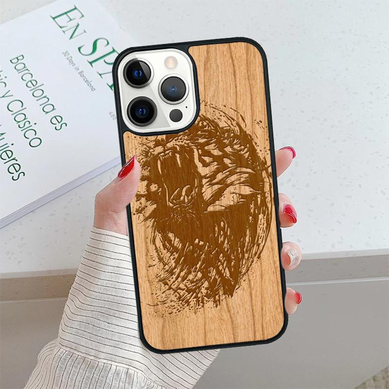 Natural Bamboo Wood Phone Case For iPhone 17 Air 15 16 16e 14 13 Pro Max Coque 12 11 Pro Max PLUS Mobile Fundas Cover