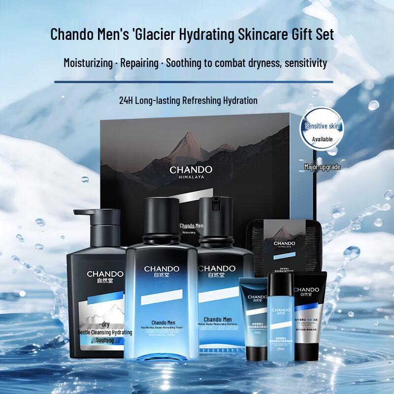 CHANDO Men s Himalayan Glacier Hydrating 3-Piece Skincare Gift Set