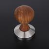 Practical Rosewood Handle Coffee Tamper   Powder Flat Press Hammer (51mm)