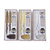 Vintage Gold Feather Fountain Pen Set - British Style Creative Christmas Gift