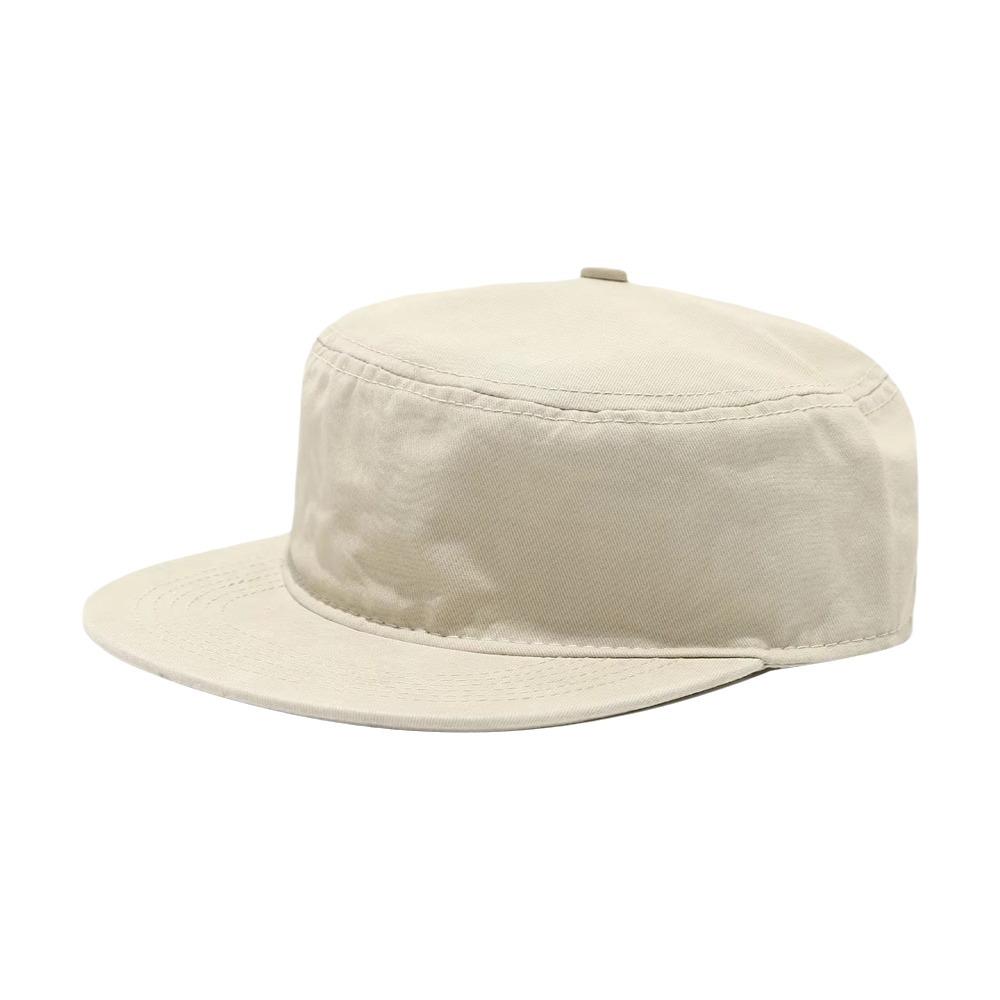 Solid Color Peaked Cap Flat Brim Baseball Cap Retro Flat Top Hat Versatile Use
