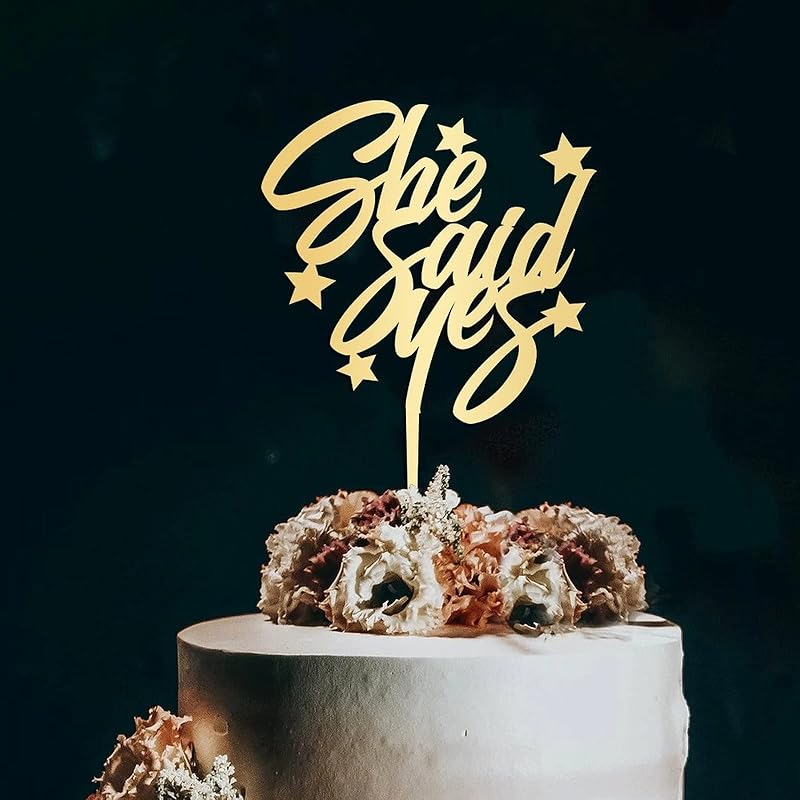 Mrs & Mr Birthday Cake Topper Monogram Acrylic Cupcake Topper Picks Wedding Birthday Cake Bunting Decor Personalized Mirror Gold Cake Accessories for