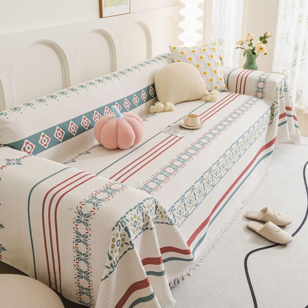 Bohemia Sofa Cover Throw Blankets for Living Room Position Modern Throw Camping Picnic Blanket Cover Waffle Fundas Sofas