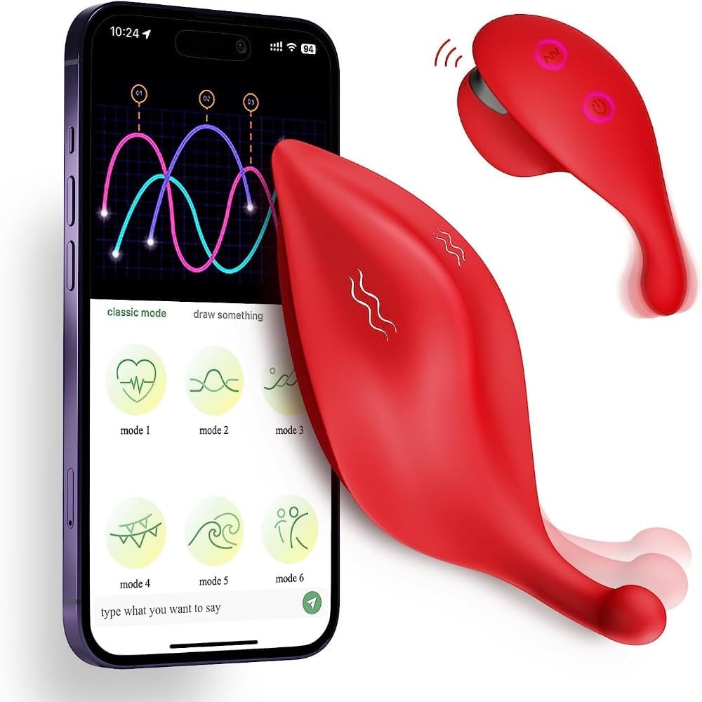 Fjernkontroll og APP Invisible Wearable Dual Vibrator 10 Frequency Vibrating Clitoral Nipple Stimulator Par Flørtende Vibrator Voksenprodukter