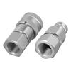 Cylindrical Hydraulic Connectors Featuring Enhanced Durability through White Zinc Treatment A Must Have for Industrial Use
