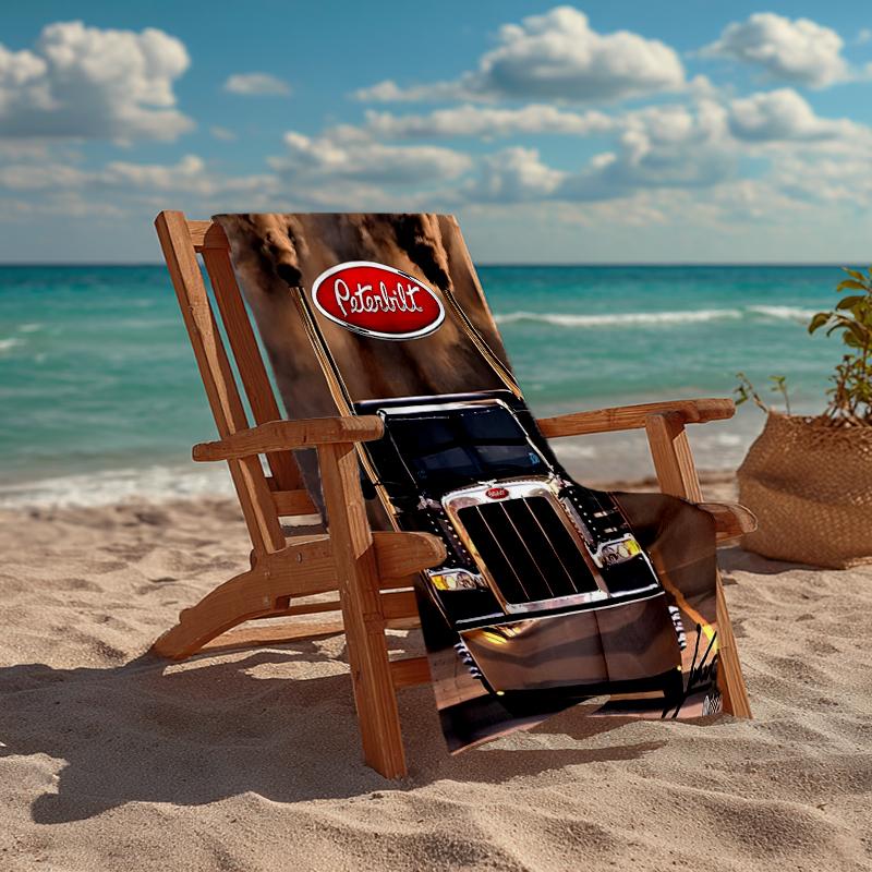 LKW Mode Strandtuch: Ideal für Sommerabenteuer Weich, saugfähig und schnell trocknend geeignet zum Schwimmen und Baden