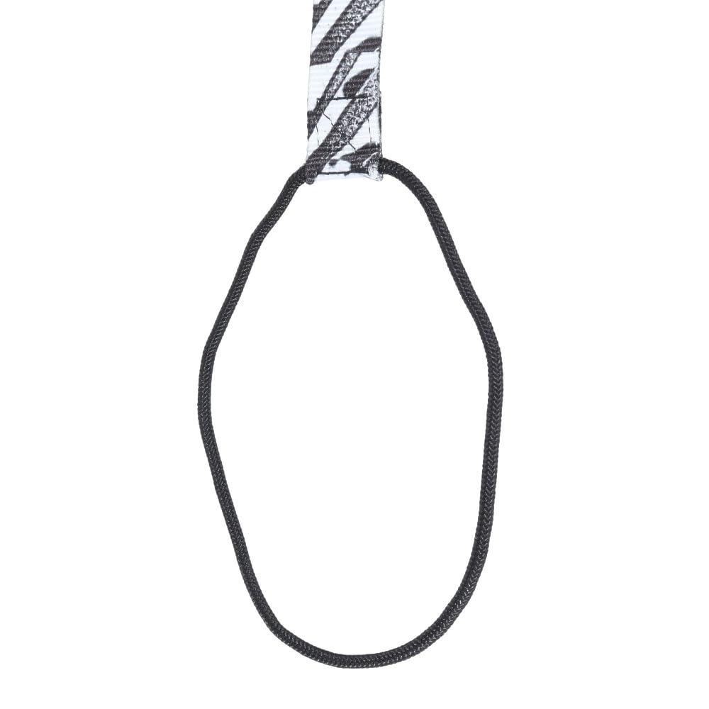 Volcom Snowboard Leash with Carabiner JP LEASH for Snowy (Board Hook) [J67524JA / CORD] Mountains, Black/White