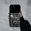 Band NBHD The N-Neighbourhood-D Phone Case For iPhone 17pro,16,15,14,13,12,11 Plus,Pro Max,XS,Soft Silicone Black Cover