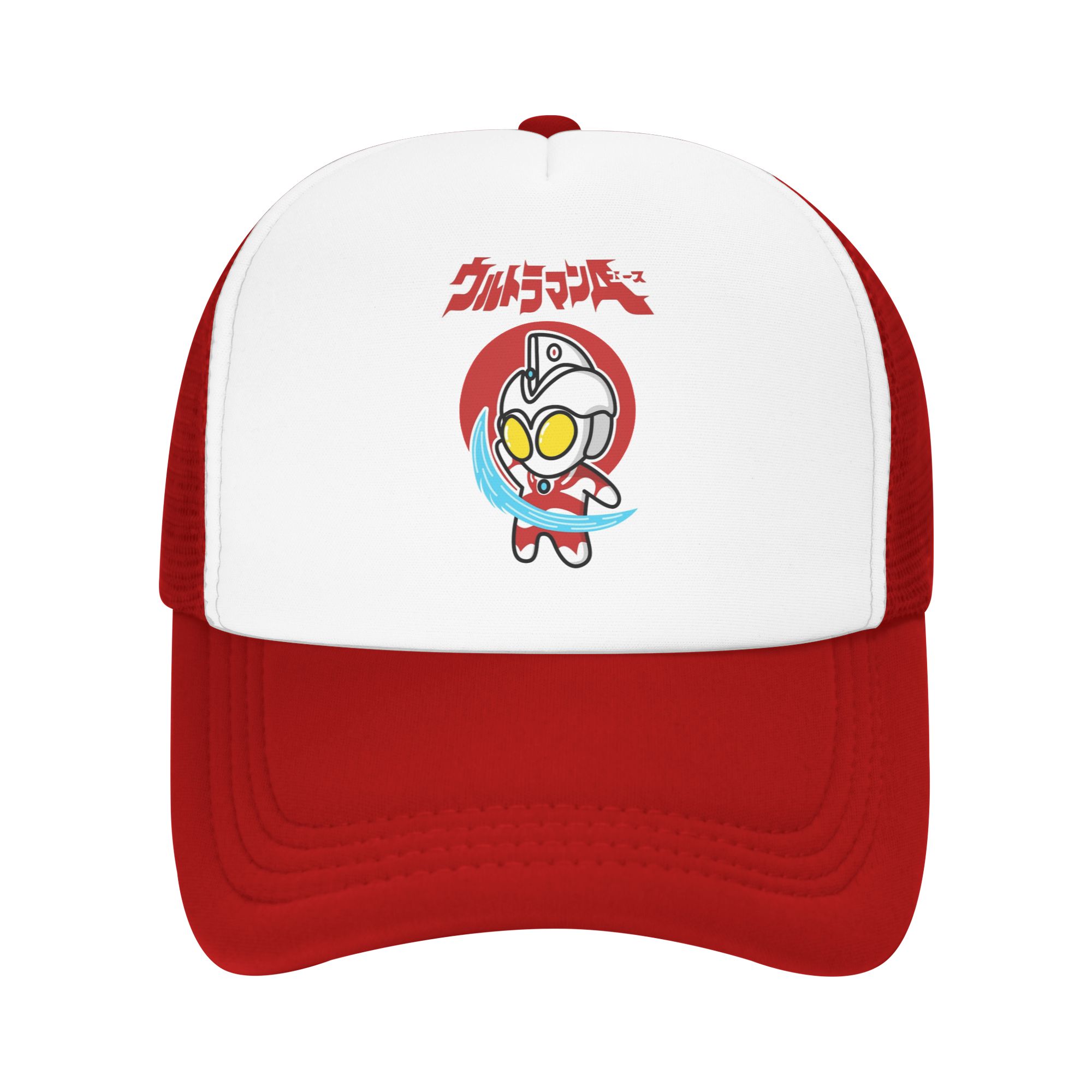 Adult UltraUnisex Ace Chibi Style Kawaii Trucker Cap Mesh Baseball Cap Snapback Caps Dad Hat Sun Hat Adjustable Racing Cap Summer One Size