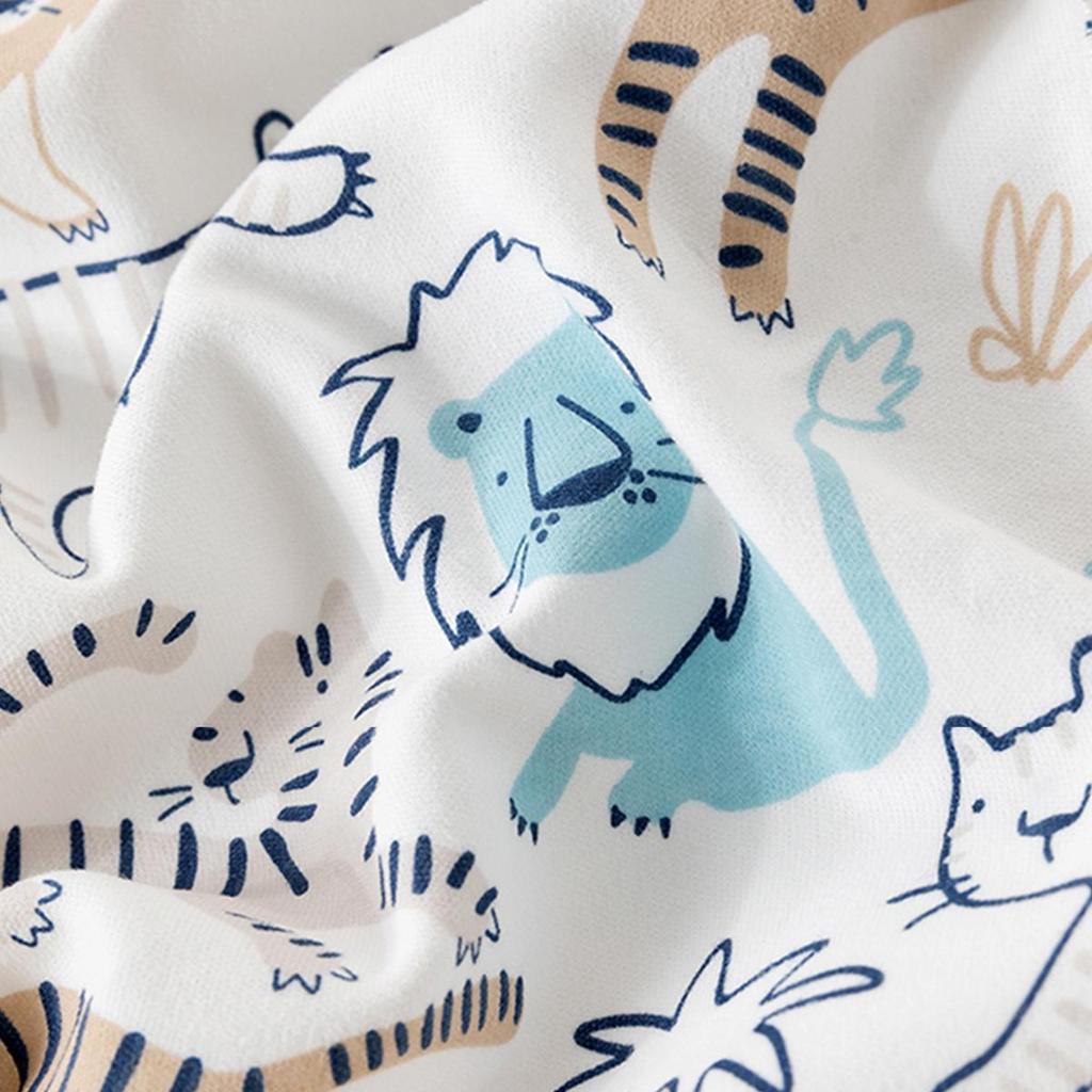 Pure Cotton High-Waist Baby Pants with Belly Protection - Spring & Autumn Style