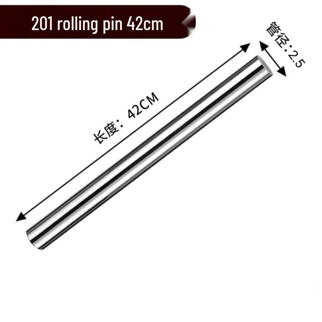 Antihaft-Nudelholz aus Edelstahl zum Backen und für Teigtaschen