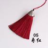 5Pcs 8cm Fish Mouth Tassel - DIY Fringe Trim for Handbag Fragrant Sachet Chinese Traditional Decorative Pendant for Costume Fan