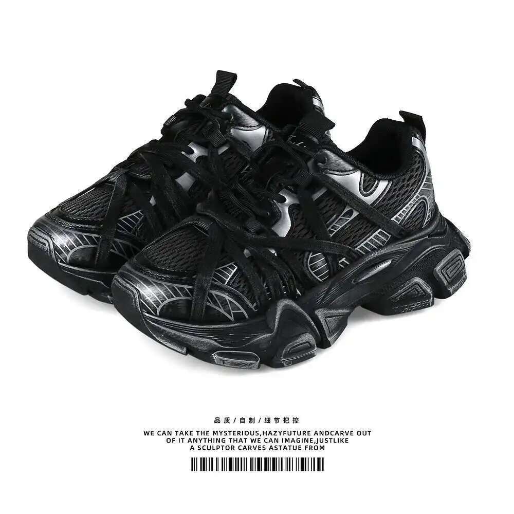 Platform Height Increasing Women'S Walking Shoes Thick Sole  New Mesh Breathable Fashion Versatile Casual Sports Shoes